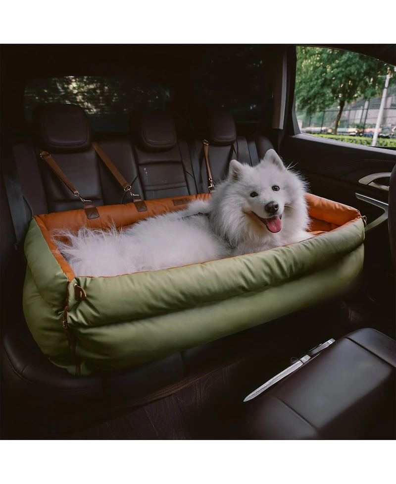 FunnyFuzzy Urban Voyager Dog Car Booster Jumbo Bed