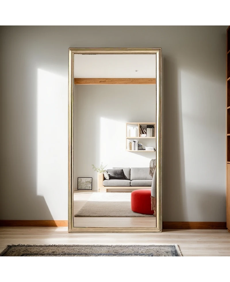 Busdays 70 x 32 Inch Full Length Floor Mirror Ps Frame Large Wall Mounted or Leaning Body Mirror for Bedroom Living Room Entryway