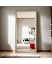 Busdays 70 x 32 Inch Full Length Floor Mirror Ps Frame Large Wall Mounted or Leaning Body Mirror for Bedroom Living Room Entryway