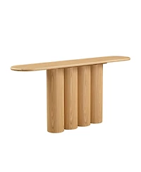 Streamdale Furniture Modern Cylinder Leg Console Table for Entryway/Living Room