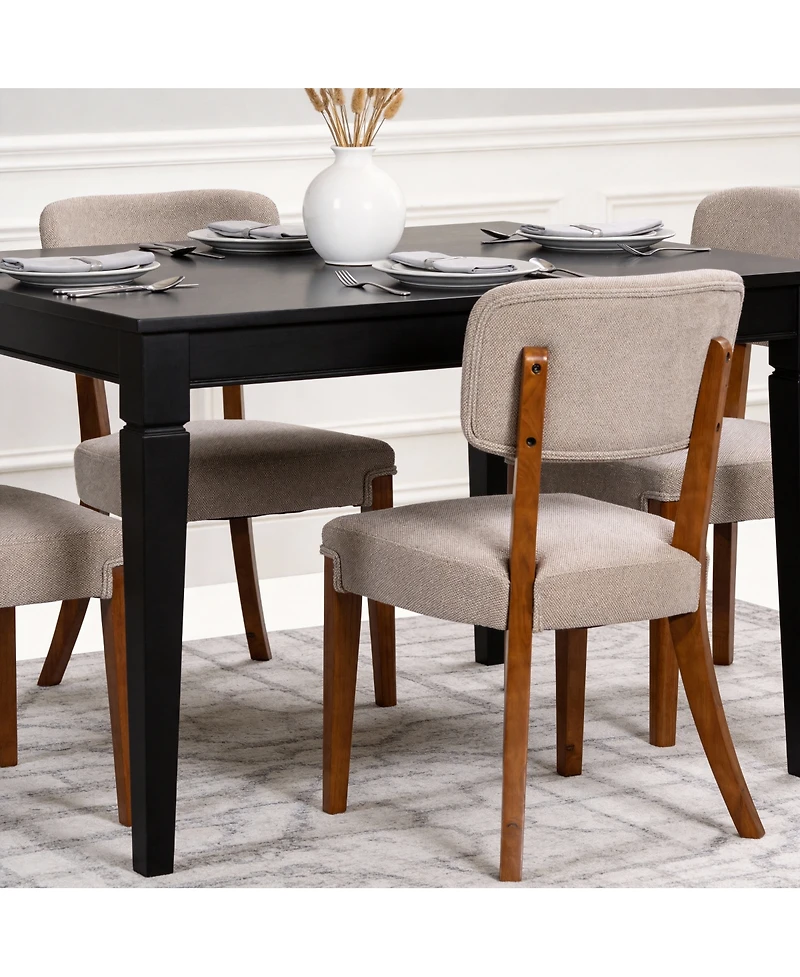 Streamdale Furniture Modern Armless Dining Chairs Set of 2.