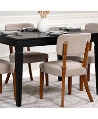 Streamdale Furniture Modern Armless Dining Chairs Set of 2.
