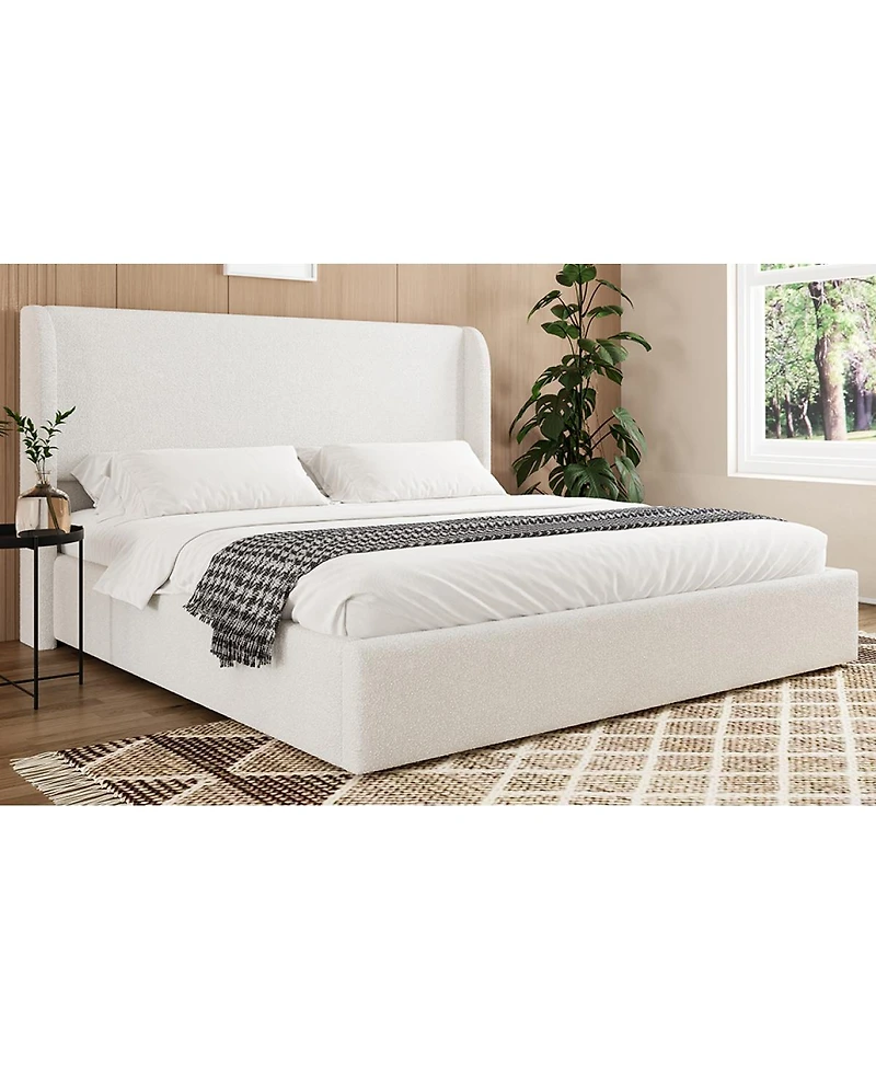 Streamdale Furniture King Boucle Cloud Bed Frame