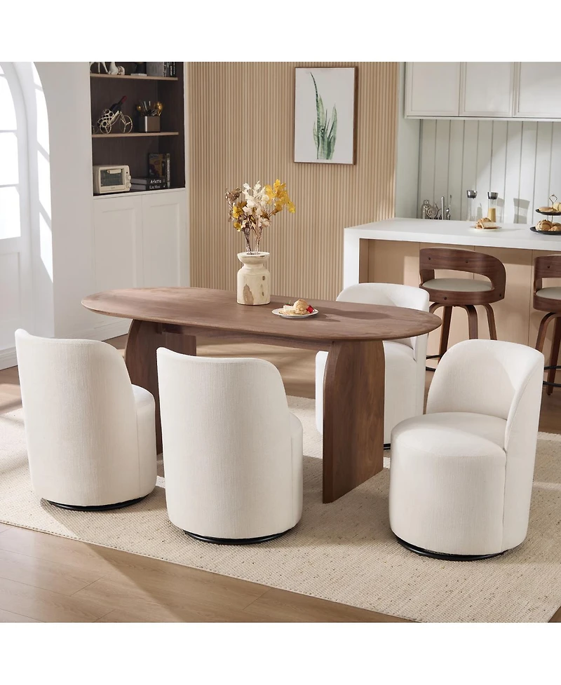 Streamdale Furniture Swivel Barrel Dining Chair