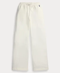 Polo Ralph Lauren Women's Drawstring Fleece Wide-Leg Sweatpant