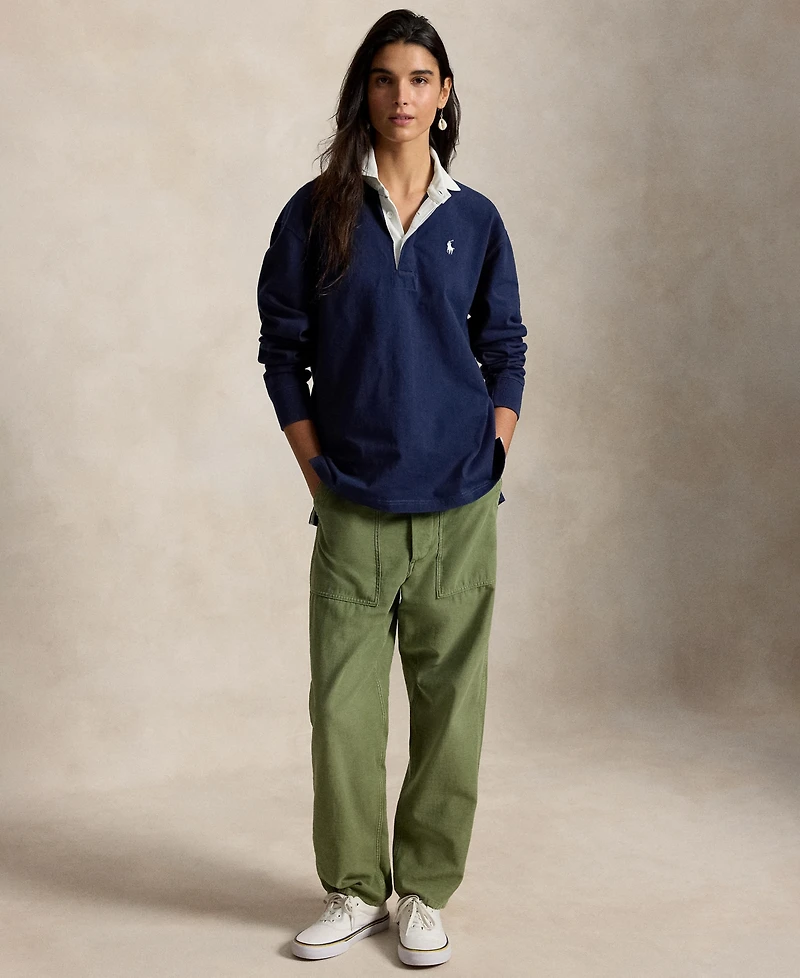Polo Ralph Lauren Women's Oversized Rugby Collar Shirt