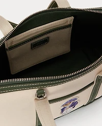 Polo Ralph Lauren Holiday Bear Canvas Mini Shopper Tote