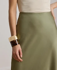 Lauren Ralph Women's A-Line Charmeuse Maxi Skirt