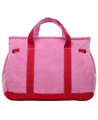 Sunwin Madaket Terry and Cotton Canvas Large Tote Handbag