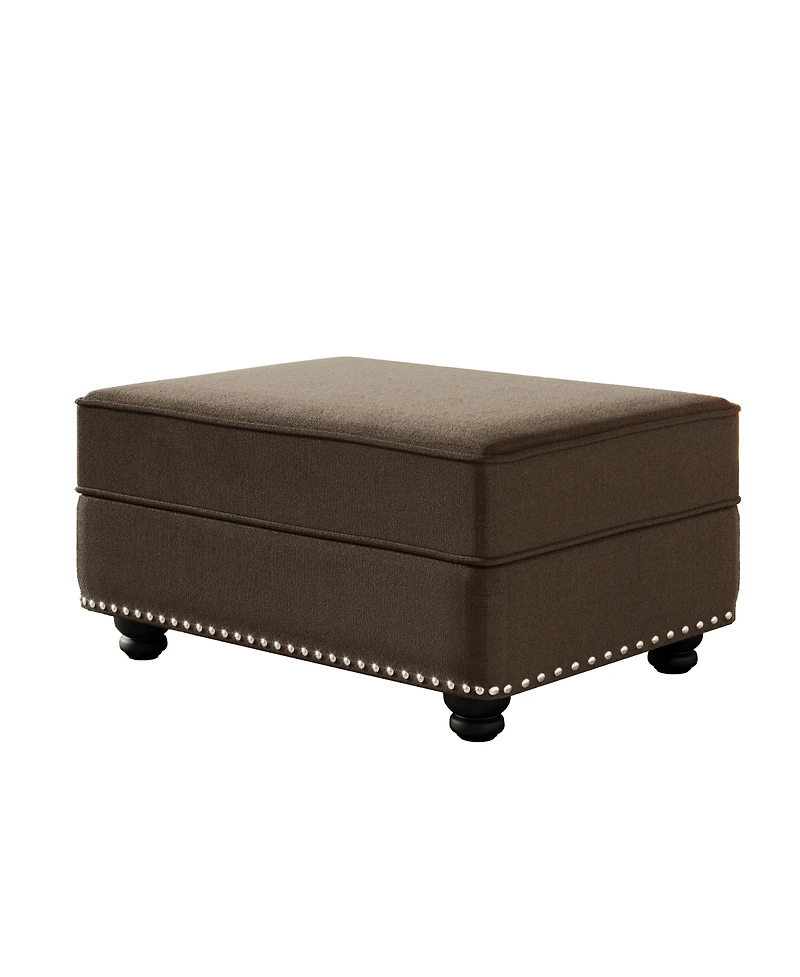Streamdale Furniture Velvet Ottoman for Sofas in Living Rooms, Offices