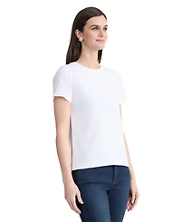 Jones New York Women's Short-Sleeve Pull-On Cotton T-Shirt