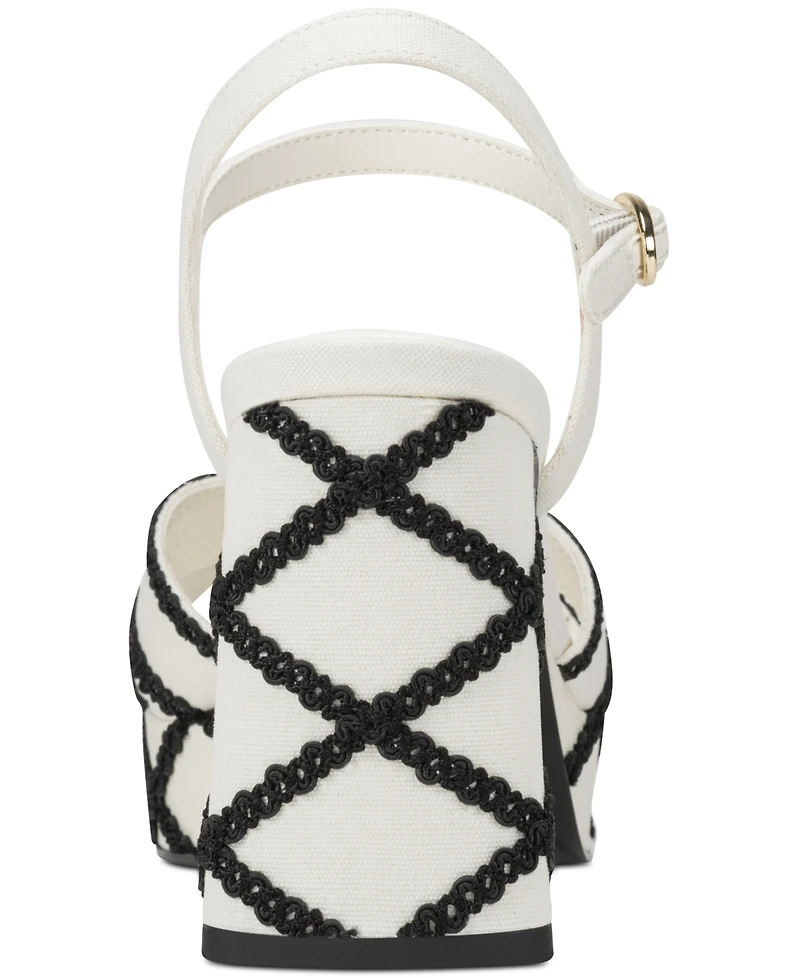 Karl Lagerfeld Paris Women's Hickory Platform Dress Sandals