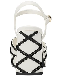 Karl Lagerfeld Paris Women's Hickory Platform Dress Sandals