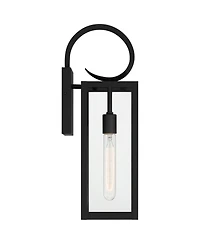 John Timberland Mira High Farmhouse Rustic Lantern Outdoor Wall Light Fixture Mount Porch House Edison Bulb Finish