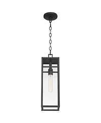 John Timberland San Lucas 19 High Modern Outdoor Pendant Light Fixture Ceiling Porch House Hanging Sand Glass Shade