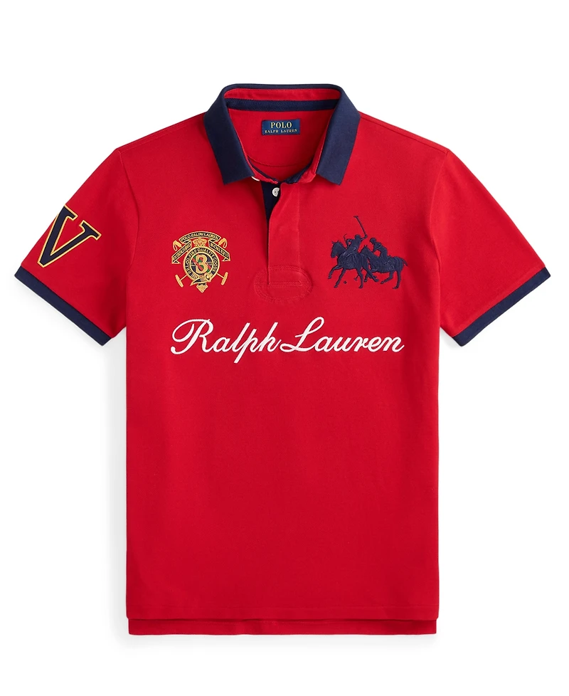 Polo Ralph Lauren Men's Custom Slim-Fit Crest Mesh Shirt