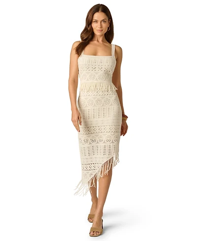 Adrianna Women's Sleeveless Square Neck Dress