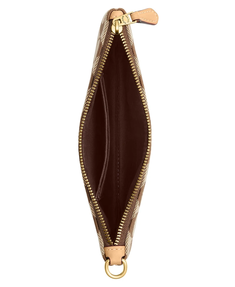 Coach Signature Jacquard Essential Small Wristlet