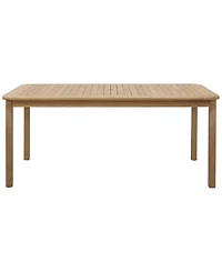 Bristol 71" Teak Wood Rectangle Dining Table, Created for Macy's