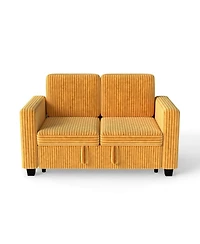 Streamdale Furniture Corduroy 2-Seat Pull-Out Sofa Bed