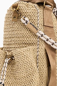 Desigual Women's Voyager raffia backpack