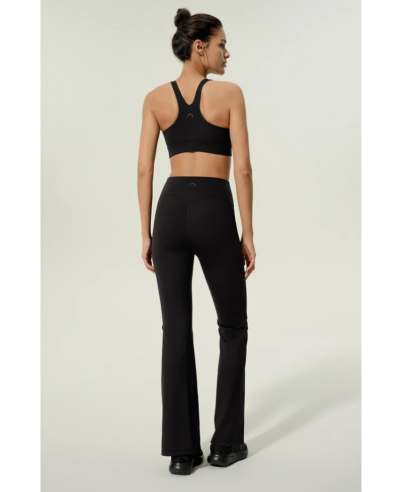 Lilysilk Women's Contour High Rise Flared Drape Flow Leggings