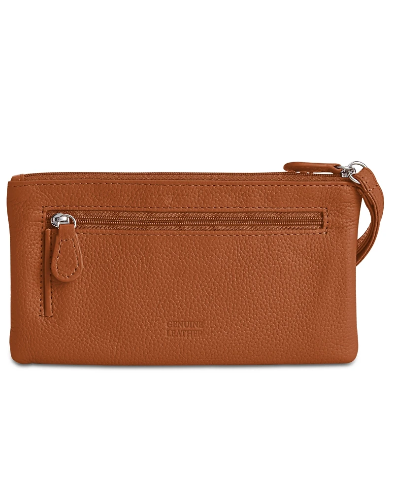 Giani Bernini Softy Grab & Go Leather Wristlet, Exclusively at Macy's