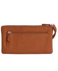 Giani Bernini Softy Grab & Go Leather Wristlet, Exclusively at Macy's