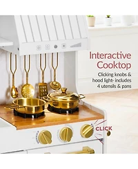 Best Choice Products Pretend Play Kitchen with Espresso Machine