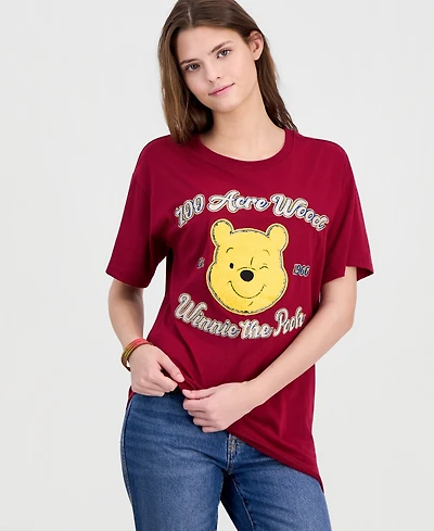 Winnie the Pooh Juniors' Embroidered Bear T-Shirt