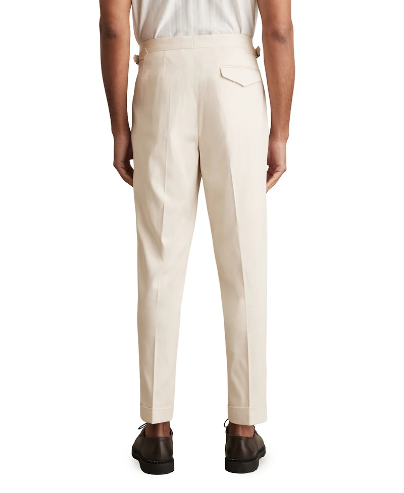 Reiss Men's Stretch-Cotton Tapered Trousers