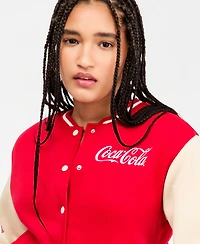 Freeze 24-7 Juniors' Coca-Cola Fleece Bomber Jacket