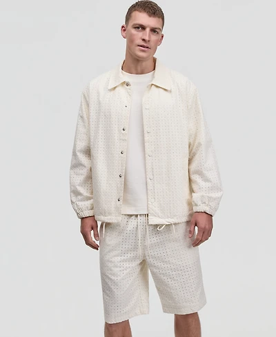 Mode of One Men's Eyelet Coach Jacket, Macy's Exclusive