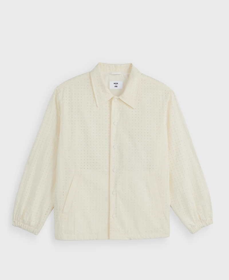 Mode of One Men's Eyelet Coach Jacket, Macy's Exclusive