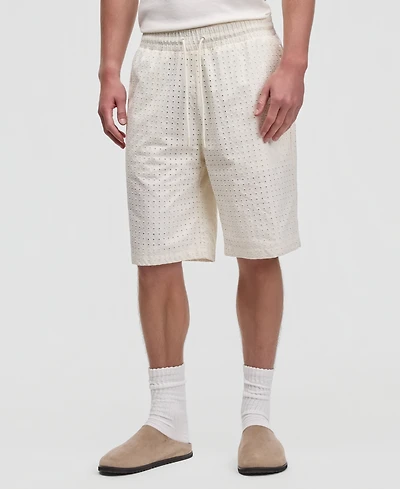 Mode of One Men's Eyelet 11" Drawstring Shorts, Macy's Exclusive