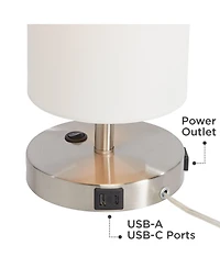 360 Lighting Heyburn Modern Accent Table Lamps for Desk