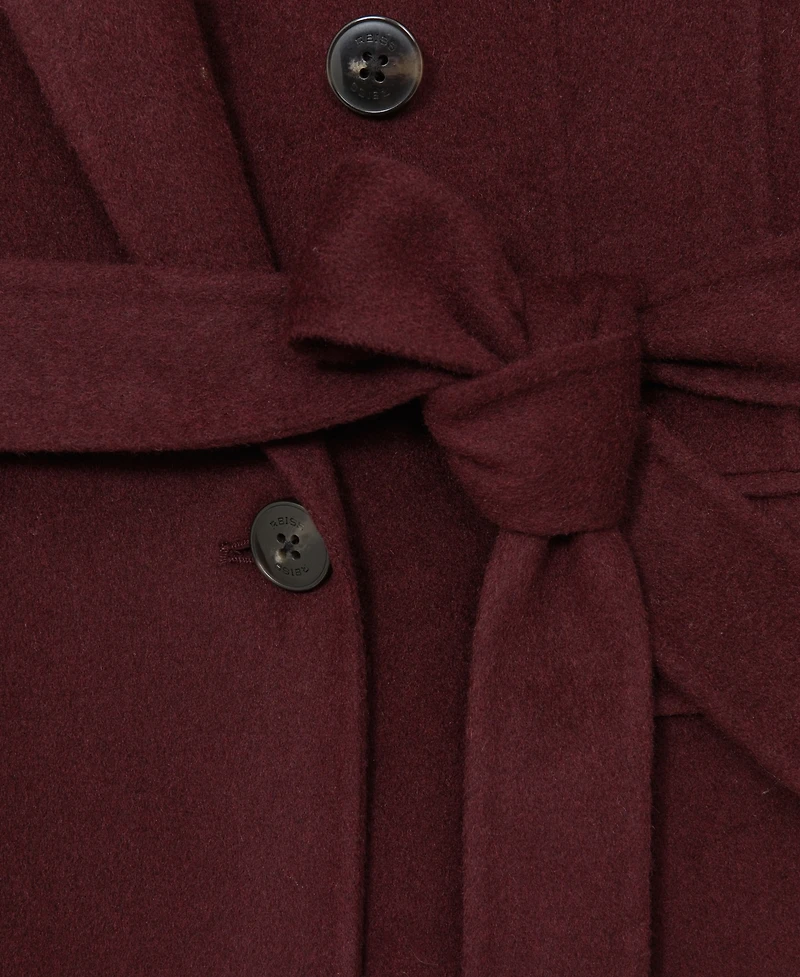 Reiss Women's Double-Breasted Blindseam Wool-Blend Coat