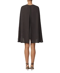 Reiss Women's Chain-Detail Cape Mini Dress