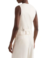 Reiss Women's Malin Button-Through Tailored Waistcoat