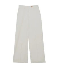 Reiss Women's Malin Wide-Leg Seam-Detail Trousers