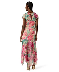 Steve Madden Juniors' Printed Short-Sleeve Crewneck Dress