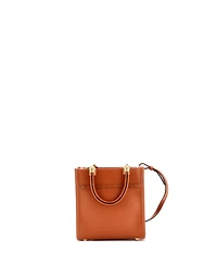 Pre-Owned Fendi Mini Sunshine Shopper Tote Leather