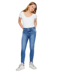 KanCan Big Girls Bunnie High Rise Ankle Skinny Jeans