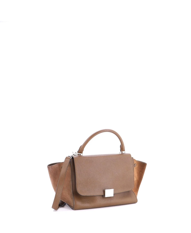 Pre-Owned Celine Small Trapeze Bag Leather