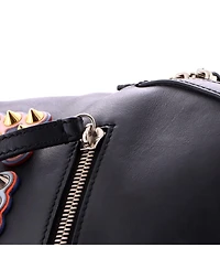 Pre-Owned Fendi Mini By The Way Backpack Logo Studded Leather