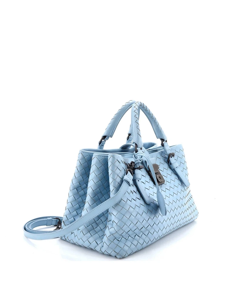 Pre-Owned Bottega Veneta Small Roma Bag Intrecciato Nappa