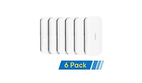 Deli Zipper Binder 2 inch 3 Ring 500 Sheet Capacity Multi-Pocket Binder with 6-Color Tabbes