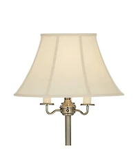 Regency Hill Montebello Traditional 59" Tall Standing Floor Lamps Set of 2 Lights 4-Light Antique Brass Finish