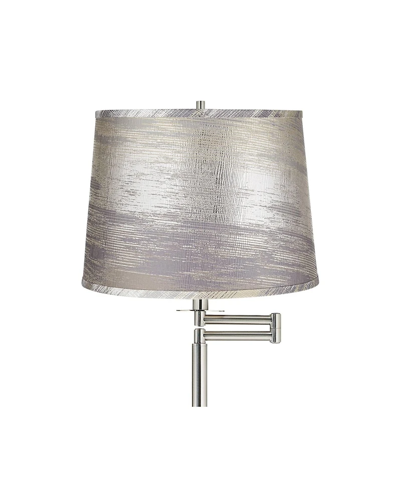 360 Lighting Druckman 60 1/2"H Swing Arm Floor Lamp