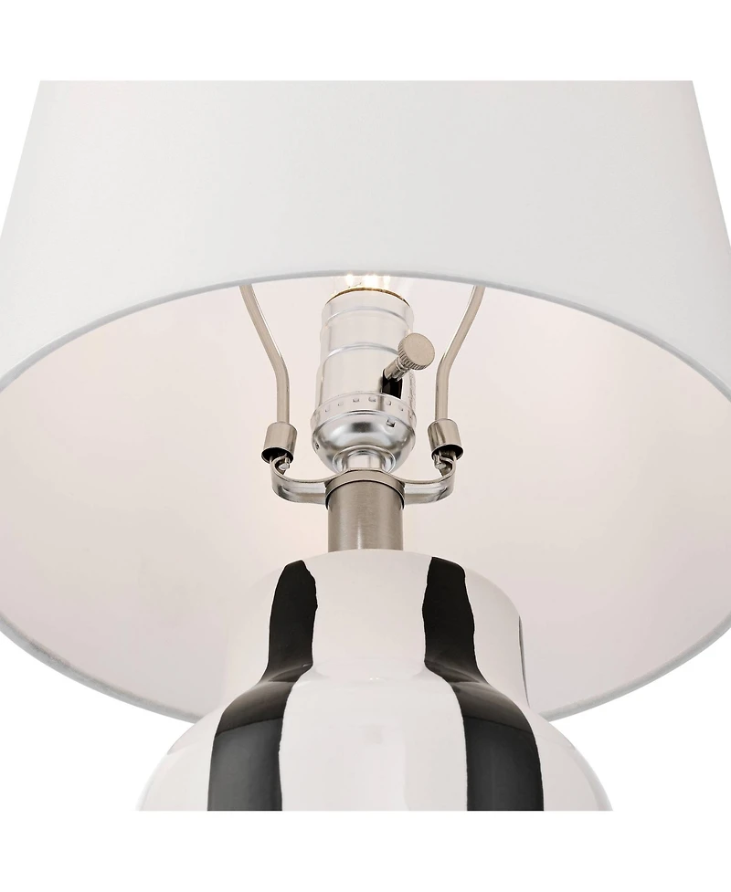 360 Lighting Cookies and Cream 20 1/2H Ceramic Table Lamp Set with Dimmer